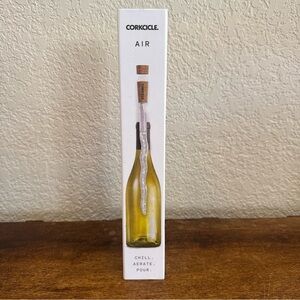 Corkcicle Air Wine Bottle Chiller NEW Barware Alcohol Aerate Reusable Champagne